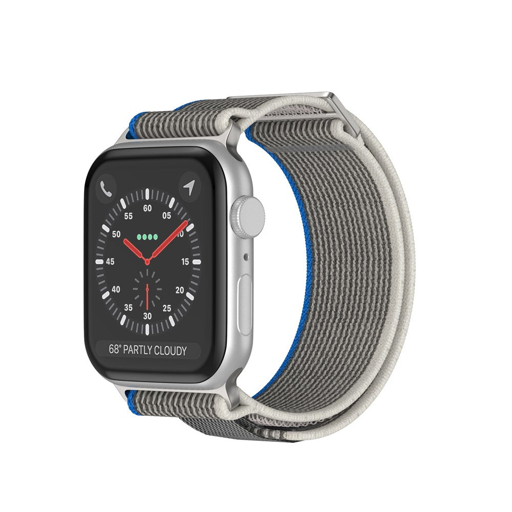 Curea Trail Scout - Apple Watch 1/2/3/4/5/6/7/8/9/SE - 38/40/41 MM - Gri Deschis