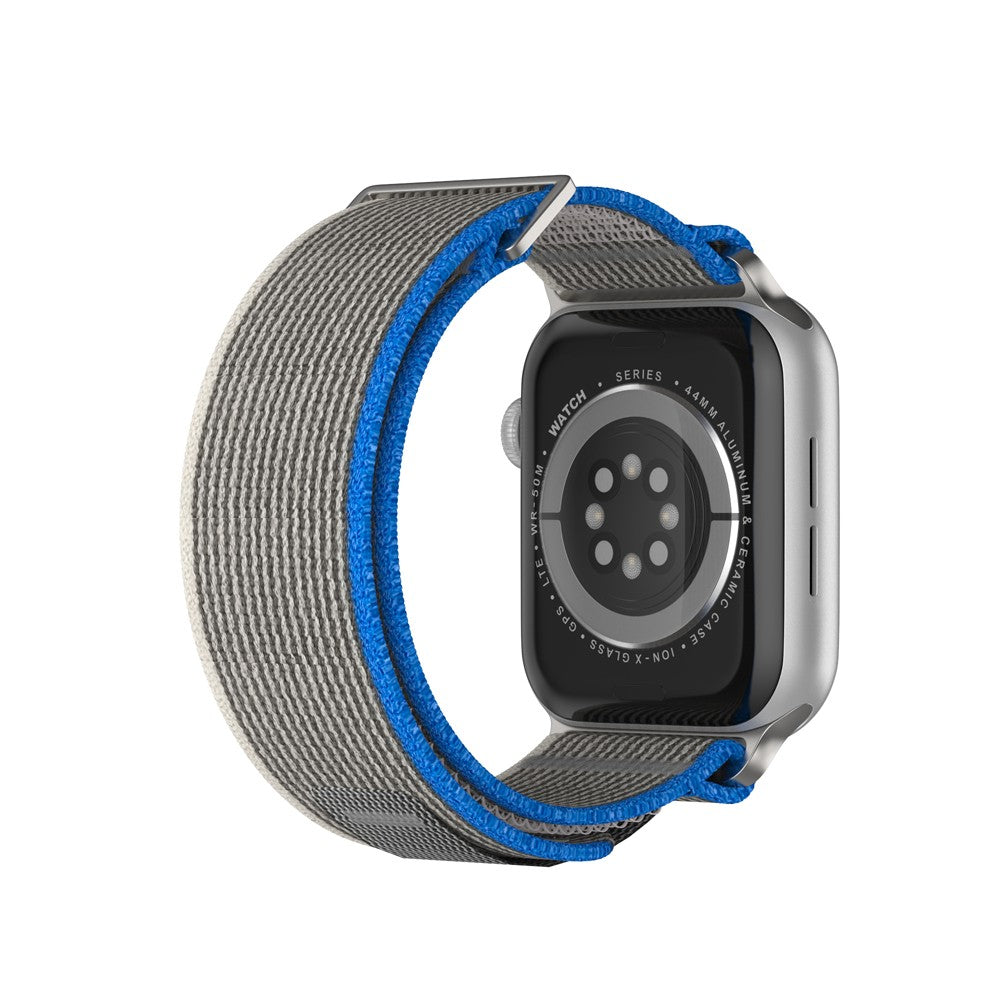 Curea Trail Scout - Apple Watch 1/2/3/4/5/6/7/8/9/SE - 38/40/41 MM - Gri Deschis