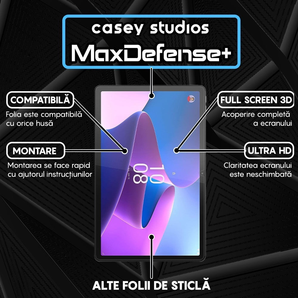 Folie Sticla MaxDefense+ - Lenovo Tab P11 Pro Gen 2 2022 11.2? (TB-132FU) - Clear