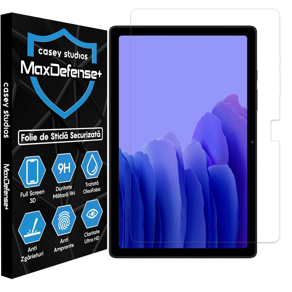 Folie Sticla MaxDefense+ - Samsung Galaxy Tab A7 10.4 2022/2020 T500/T503/T505/T507/T509) - Clear
