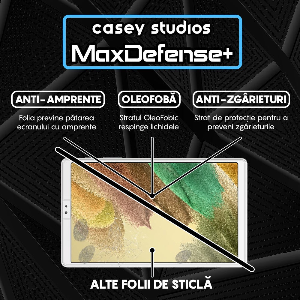 Folie Sticla MaxDefense+ - Samsung Galaxy Tab A7 Lite 8.7" (SM-T220/T225) - Clear