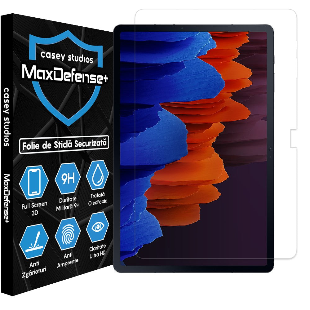 Folie Sticla MaxDefense+ - Samsung Galaxy Tab S7 Lite 11" (T730/T735/T736) - Clear