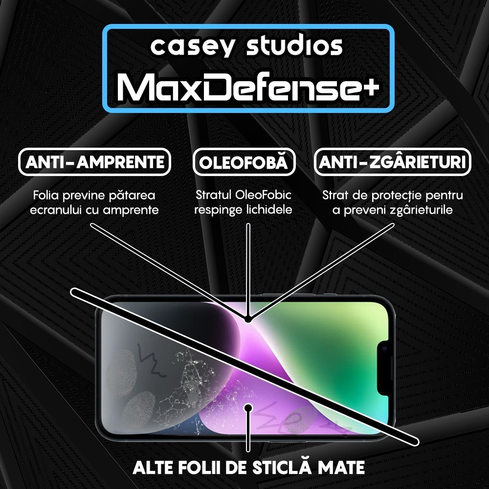 Folie Sticla MaxDefense+ - iPhone 14 Plus - Matte
