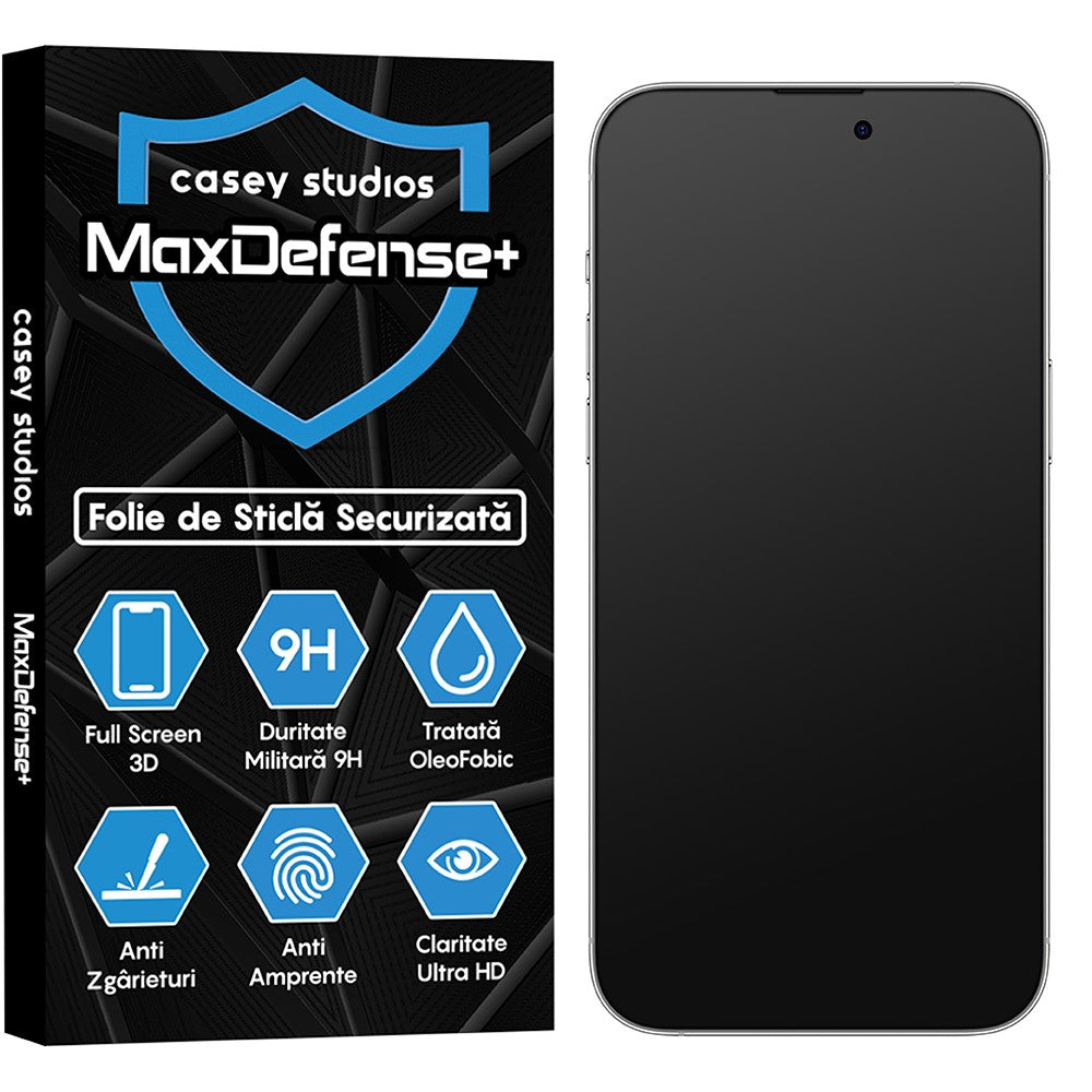 Folie Sticla MaxDefense+ - iPhone 14 Pro Max - Matte