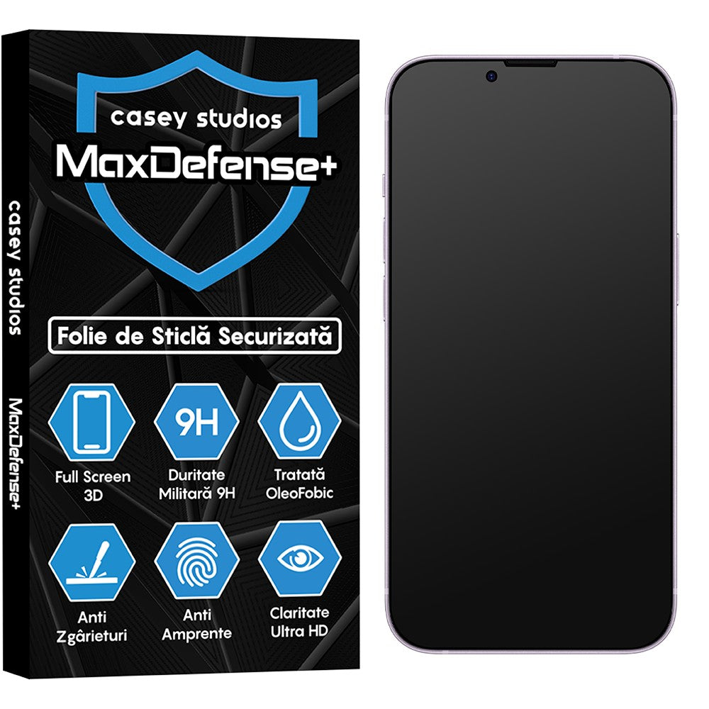 Folie Sticla MaxDefense+ - iPhone 14 - Matte