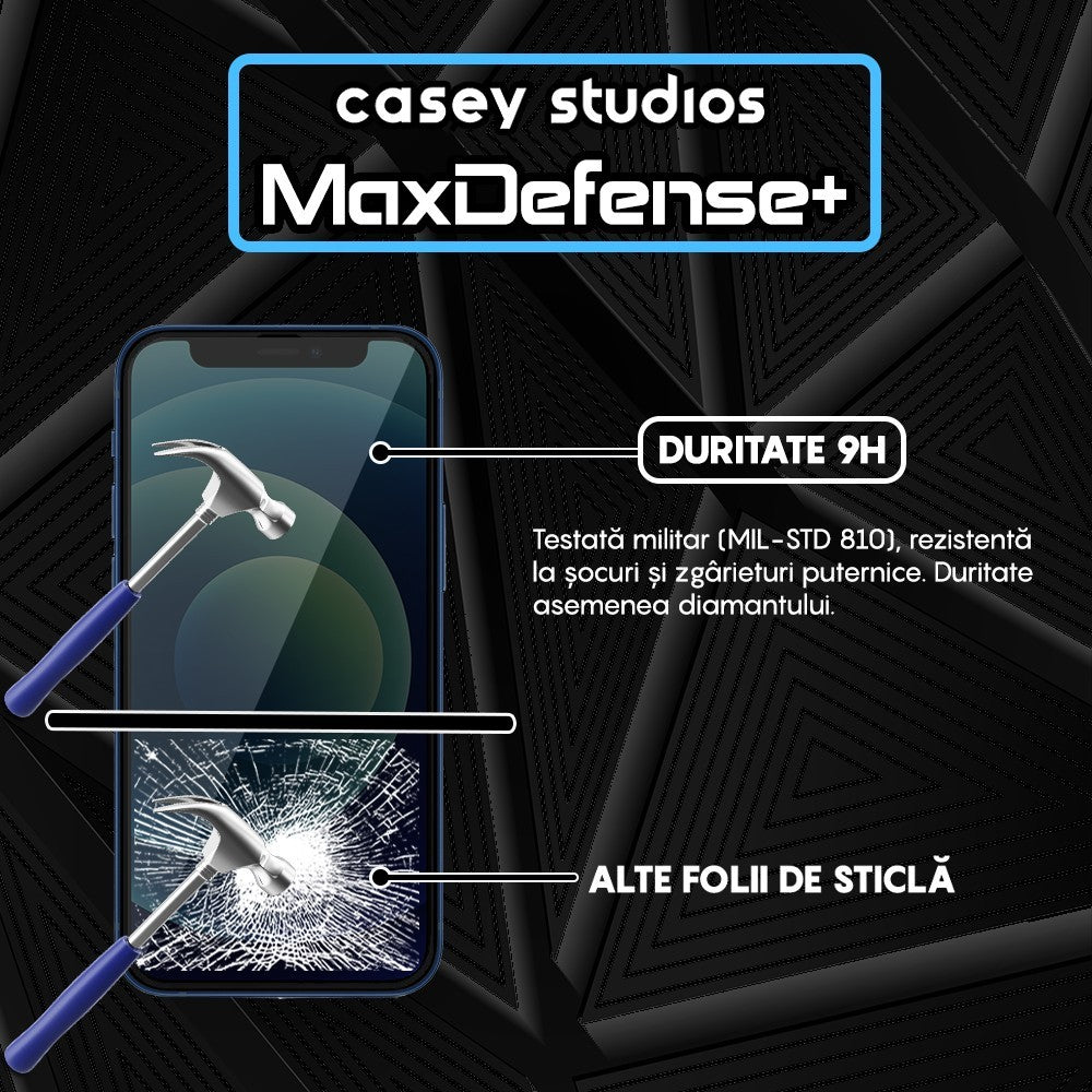 Folie Sticla MaxDefense+ - iPhone 12 Mini - Privacy