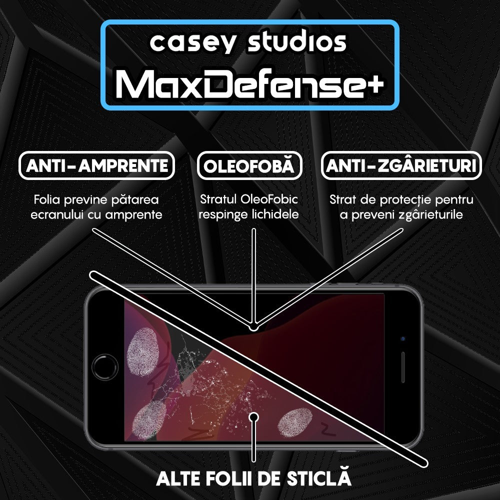 Folie Sticla MaxDefense+ - iPhone 7 Plus/8 Plus - Privacy