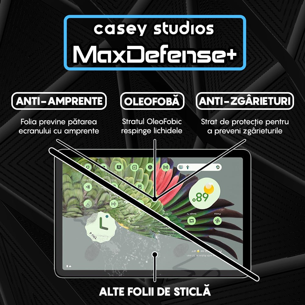 Folie Sticla MaxDefense+ - Google Pixel Tablet - Clear