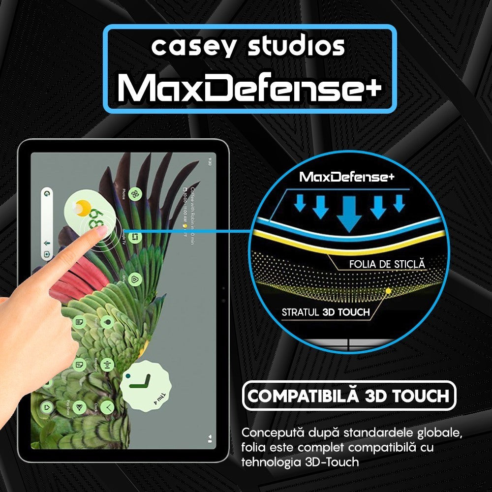Folie Sticla MaxDefense+ - Google Pixel Tablet - Clear