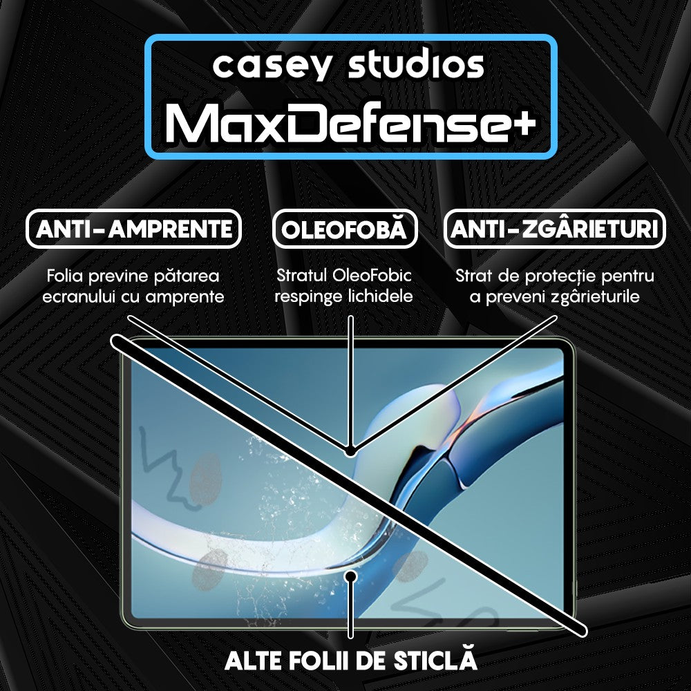 Folie Sticla MaxDefense+ - Huawei MatePad Pro 12.6 2021 - Clear