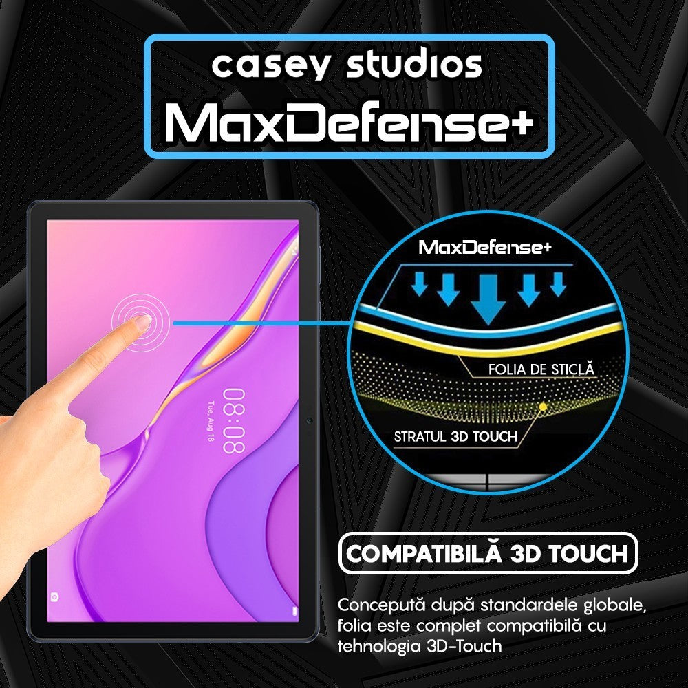 Folie Sticla MaxDefense+ - Huawei MatePad T 10s 10.1" 2020 - Clear