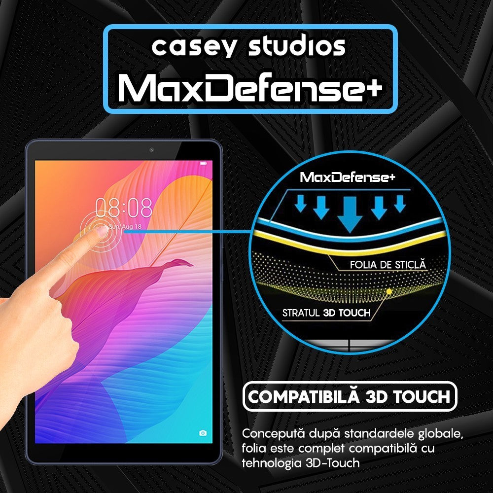 Folie Sticla MaxDefense+ - Huawei MatePad T8 - Clear