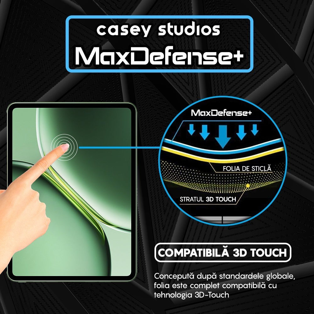 Folie Sticla MaxDefense+ - OnePlus Pad Pro - Clear
