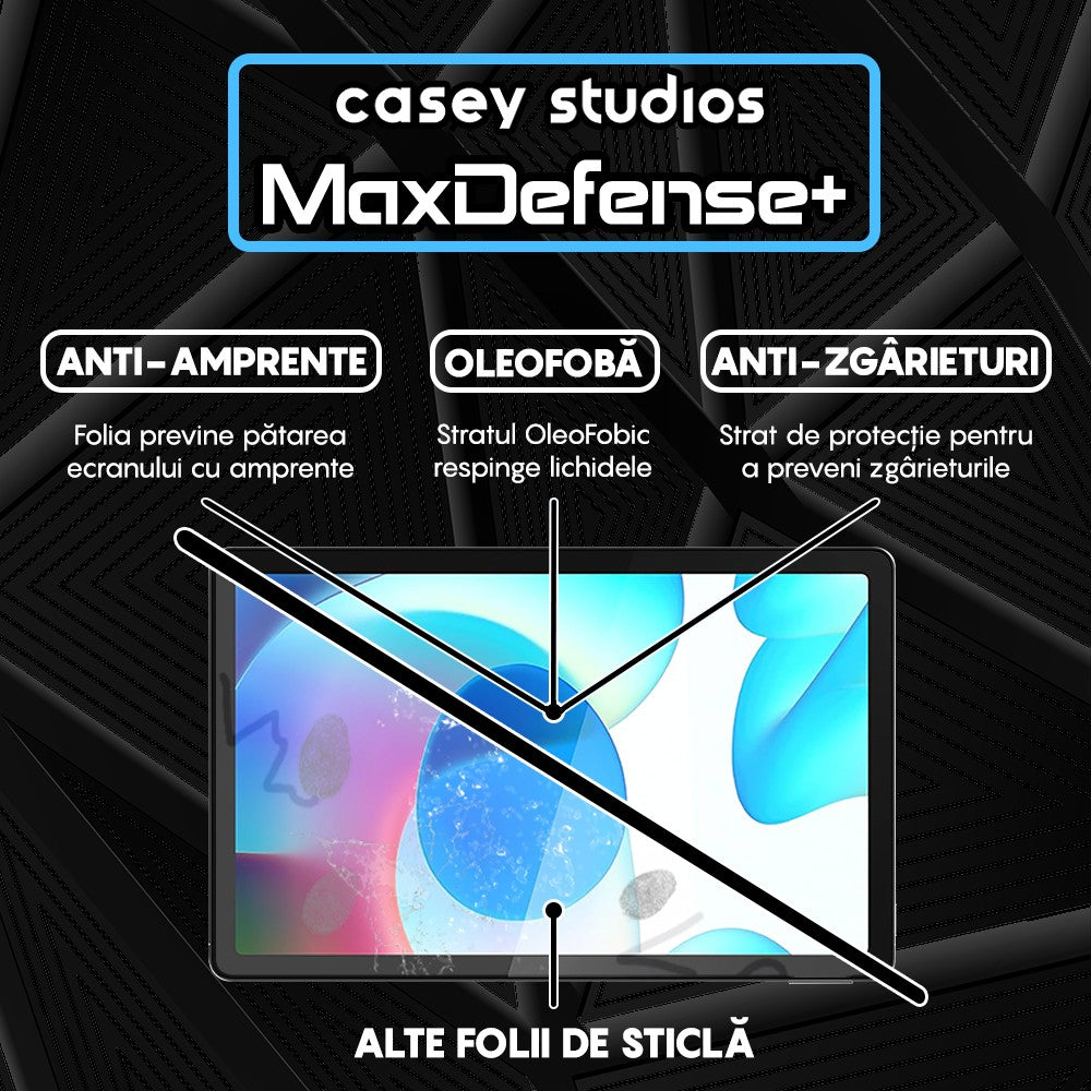 Folie Sticla MaxDefense+ - Realme Pad 10.4" 2021 - Clear