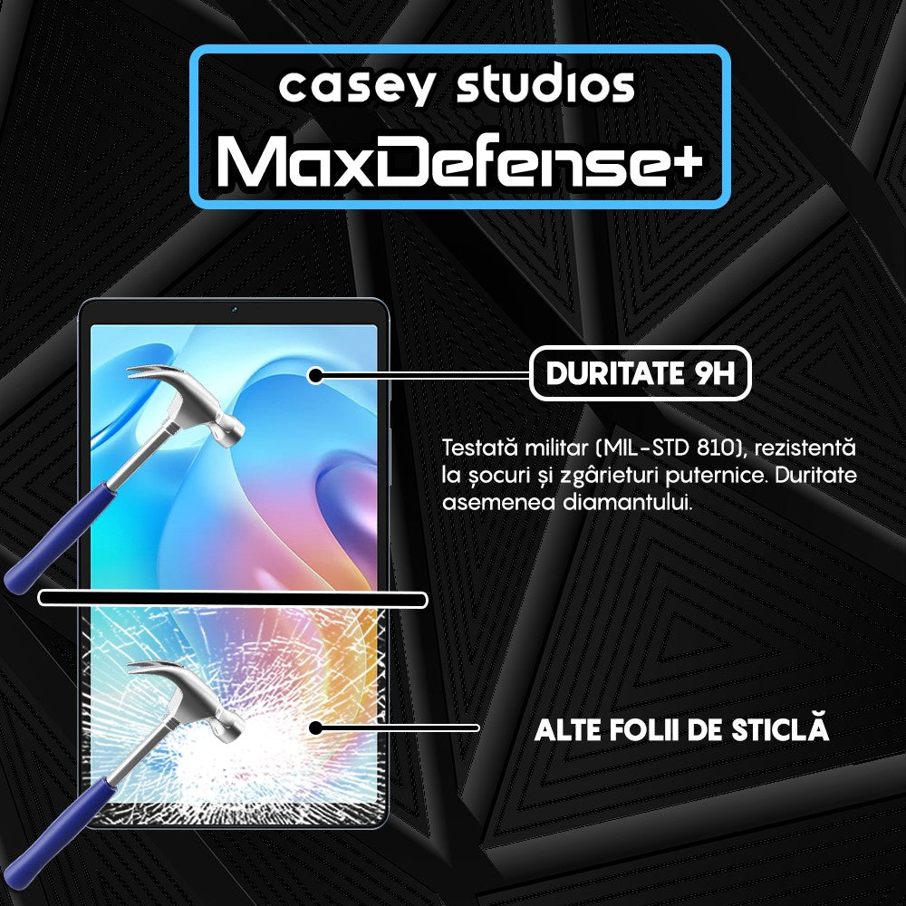 Folie Sticla MaxDefense+ - Realme Pad Mini - Clear