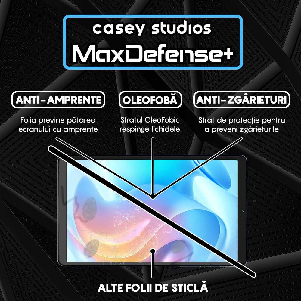 Folie Sticla MaxDefense+ - Realme Pad Mini - Clear