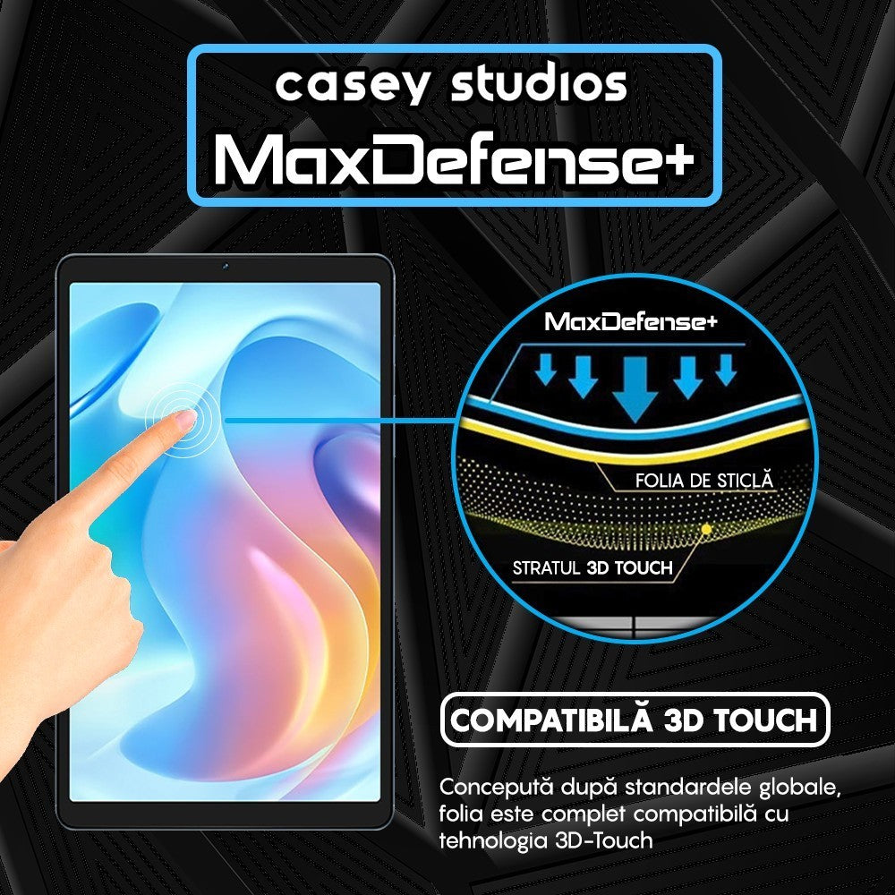 Folie Sticla MaxDefense+ - Realme Pad Mini - Clear