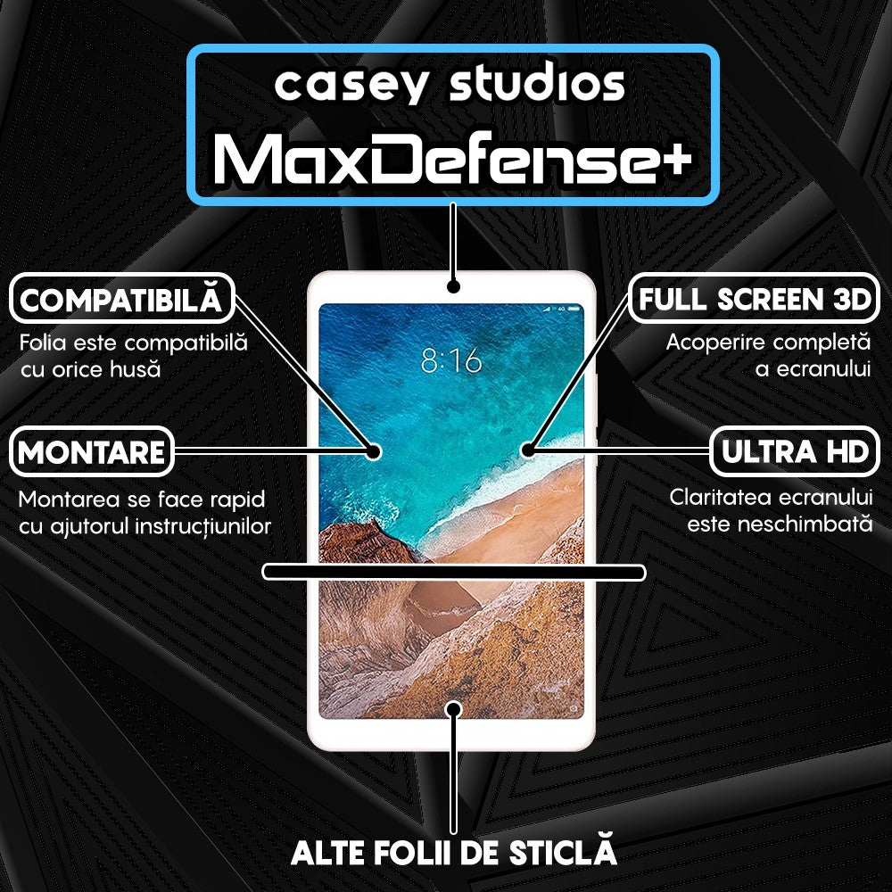Folie Sticla MaxDefense+ - Xiaomi Mi Pad 4 Plus 10.1" - Clear