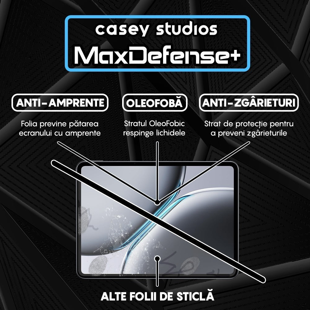 Folie Sticla MaxDefense+ - OnePlus Pad 2 - Clear