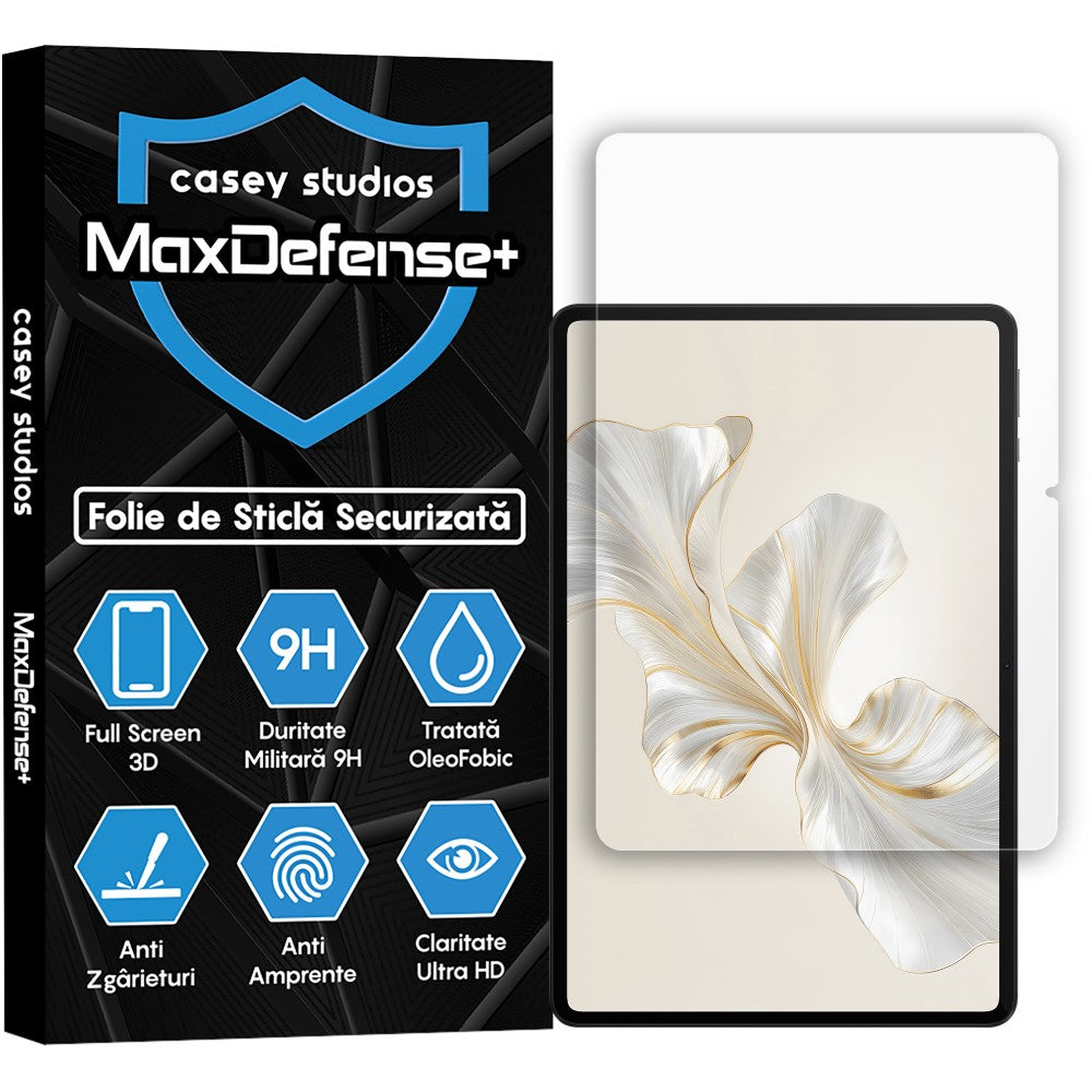 Folie Sticla MaxDefense+ - Honor Pad 9 Pro - Clear
