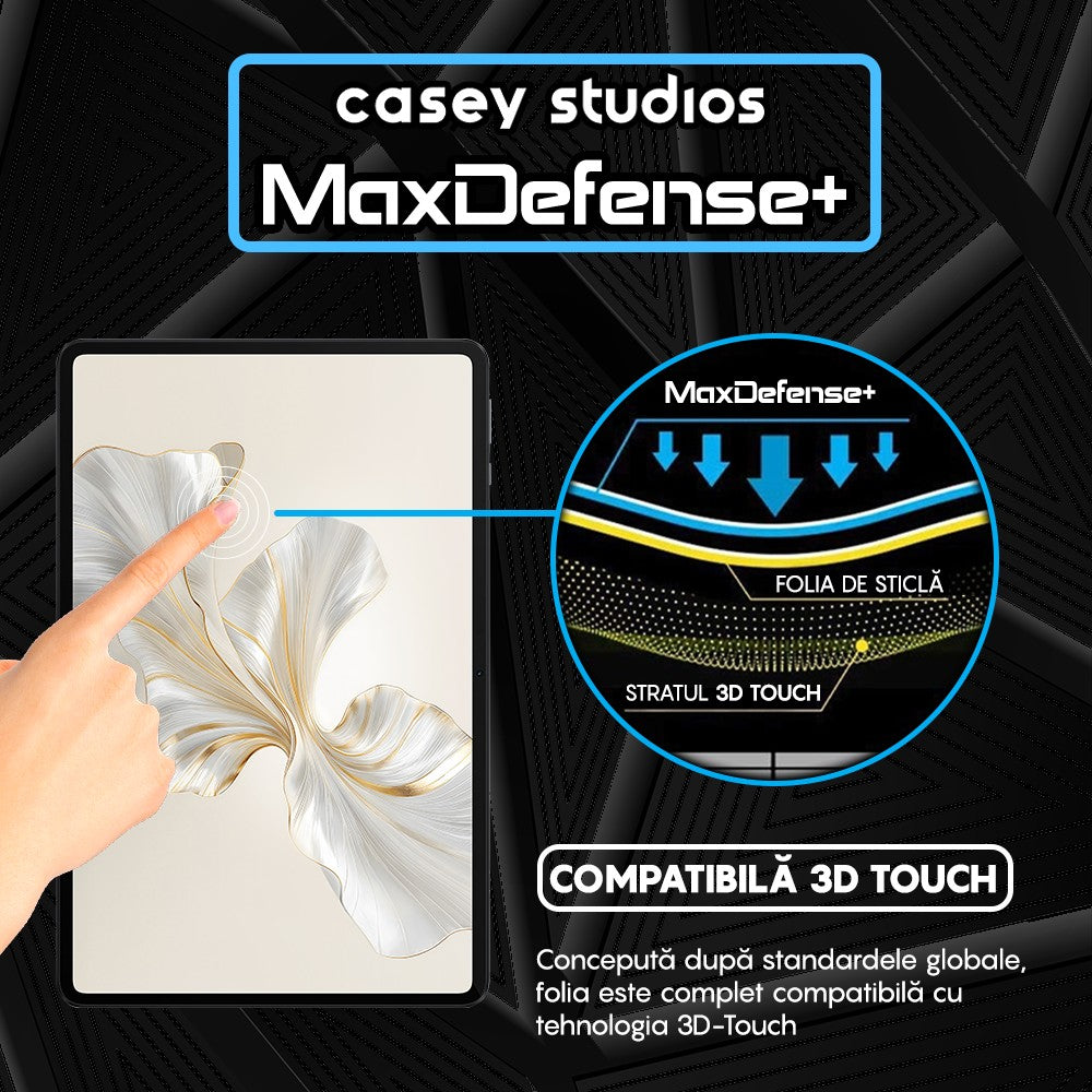 Folie Sticla MaxDefense+ - Honor Pad 9 Pro - Clear