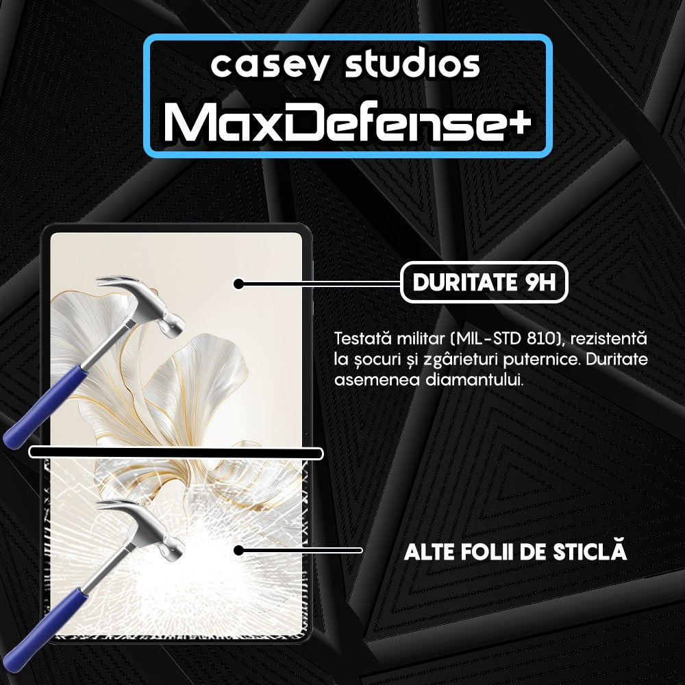 Folie Sticla MaxDefense+ - Honor Pad 9 Pro - Clear