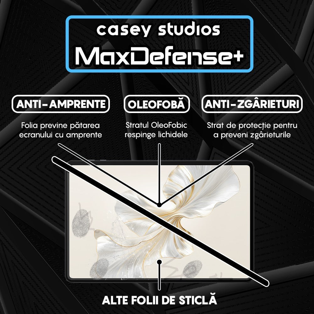Folie Sticla MaxDefense+ - Honor Pad 9 Pro - Clear