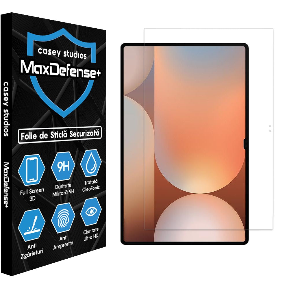 Folie Sticla MaxDefense+ - Samsung Galaxy Tab S10 Ultra - Clear