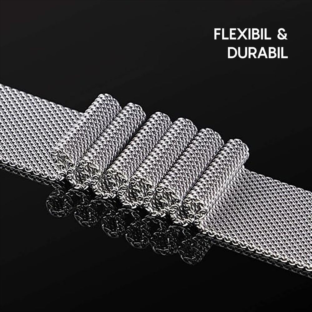 Curea Milanese Essential - Amazfit BIP5/GTR4/GTR3/GTR3 pro/GTR2e/GTR2/3 stratoS/GTR 47mm - 22mm - Silver