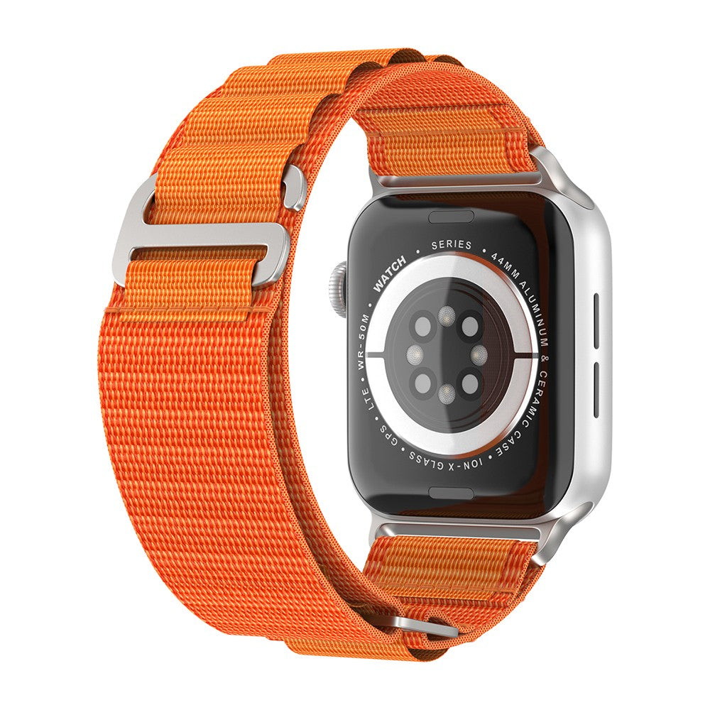 Curea Alpine Adventure - Apple Watch 1/2/3/4/5/6/7/8/9/10/11/SE/SE2/SE3/Ultra 1/Ultra 2/Ultra 3 - 42/44/45/46/49 MM - Portocaliu