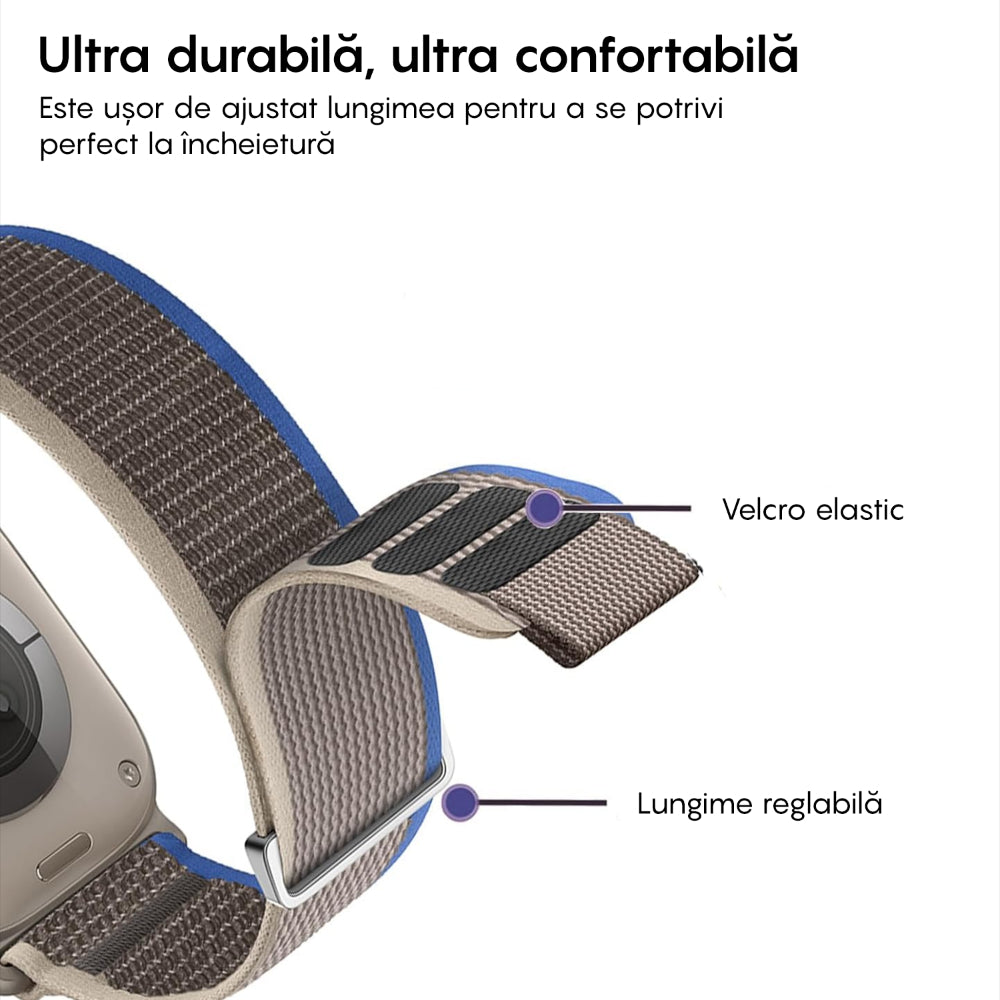 Curea Trail Expedition - Apple Watch 1/2/3/4/5/6/7/8/9/10/11/SE/SE2/SE3 - 38/40/41/42 MM - Maro