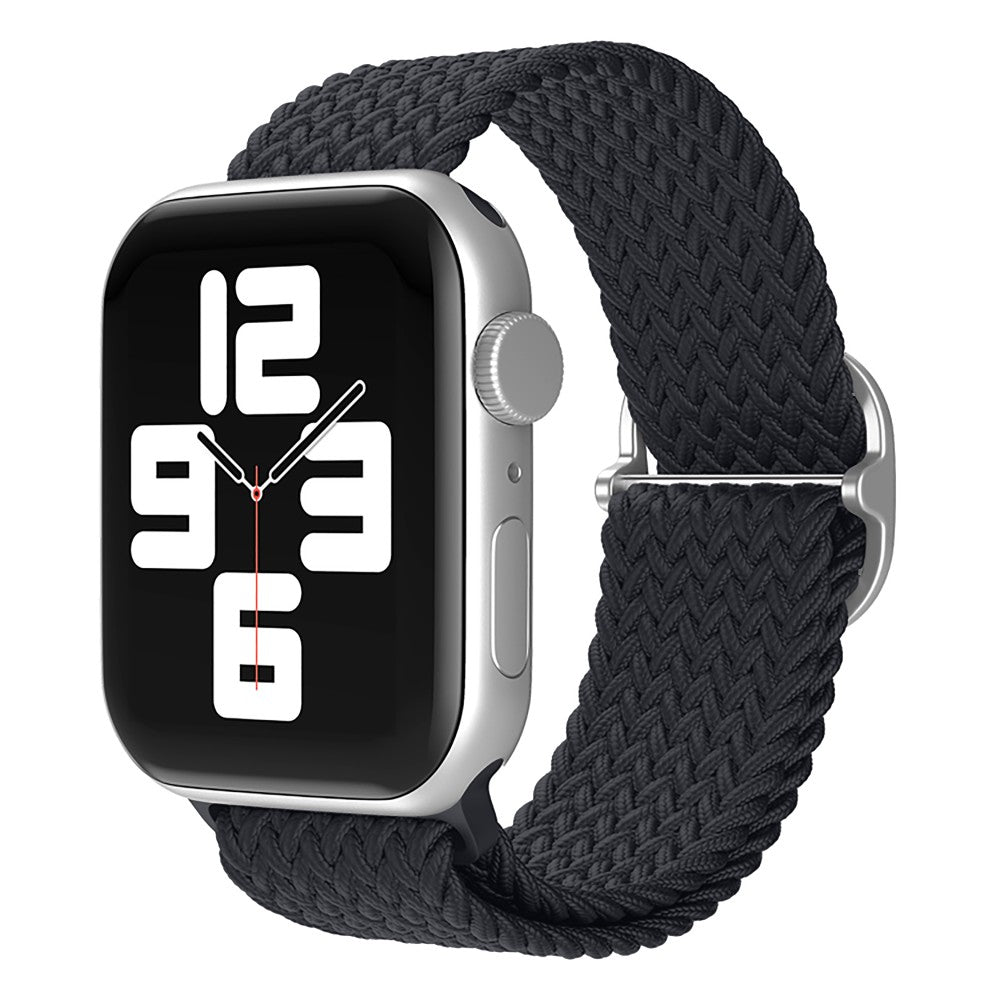 Curea Braided Weave - Apple Watch 1/2/3/4/5/6/7/8/9/10/11/SE/SE2/SE3 - 38/40/41/42 MM - Charcoal