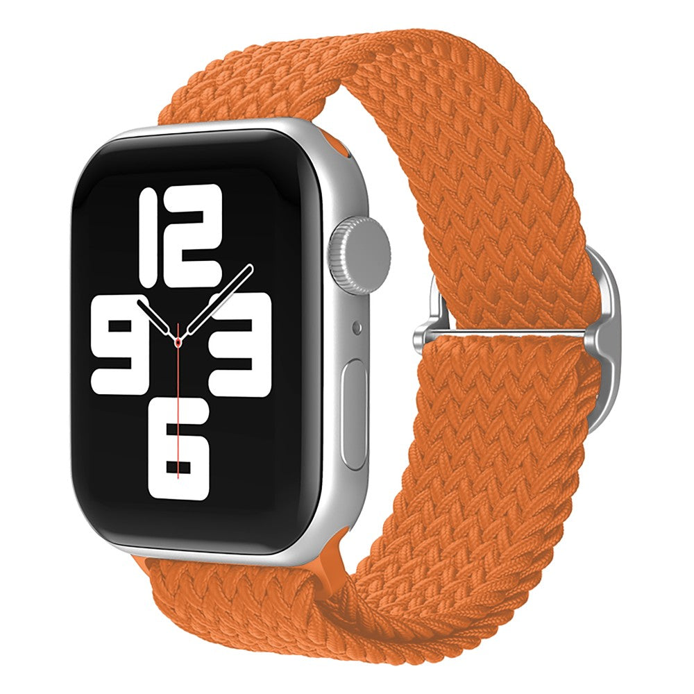 Curea Braided Weave - Apple Watch 1/2/3/4/5/6/7/8/9/10/11/SE/SE2/SE3/Ultra 1/Ultra 2/Ultra 3 - 42/44/45/46/49 MM - Hermes Orange