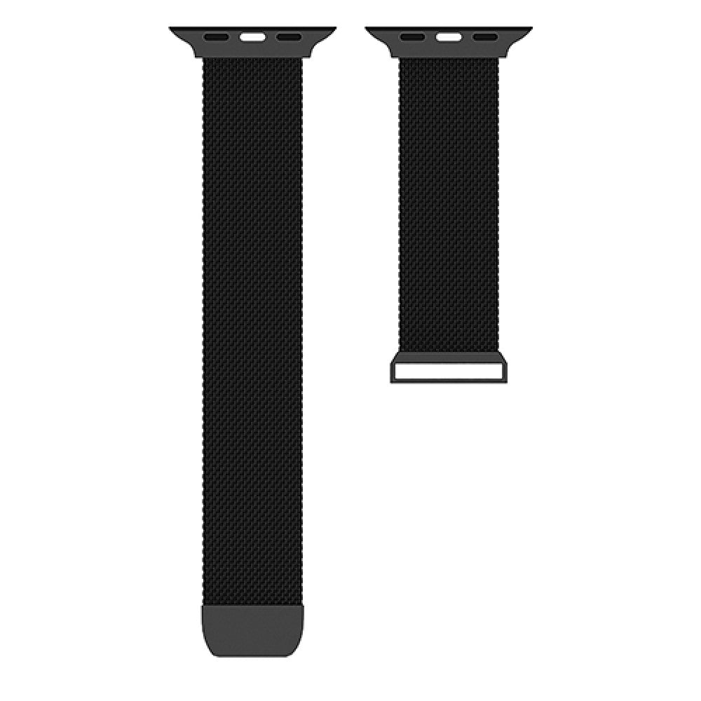 Curea Milanese Duo - Apple Watch 1/2/3/4/5/6/7/8/9/10/11/SE/SE2/SE3 - 38/40/41/42 MM - Black