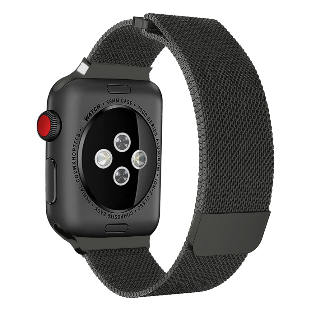 Curea Milanese Duo - Apple Watch 1/2/3/4/5/6/7/8/9/10/11/SE/SE2/SE3 - 38/40/41/42 MM - Dark Gray