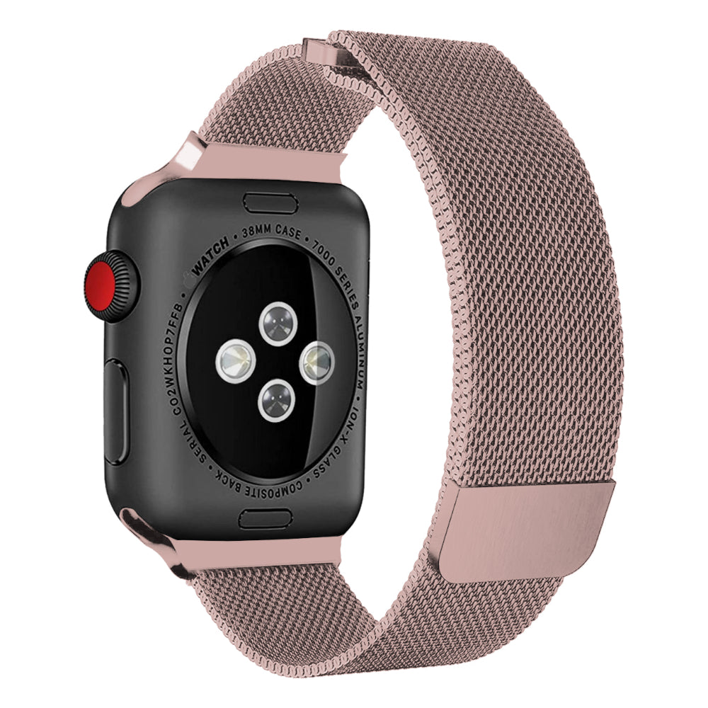 Curea Milanese Duo - Apple Watch 1/2/3/4/5/6/7/8/9/10/11/SE/SE2/SE3 - 38/40/41/42 MM - Rose Pink