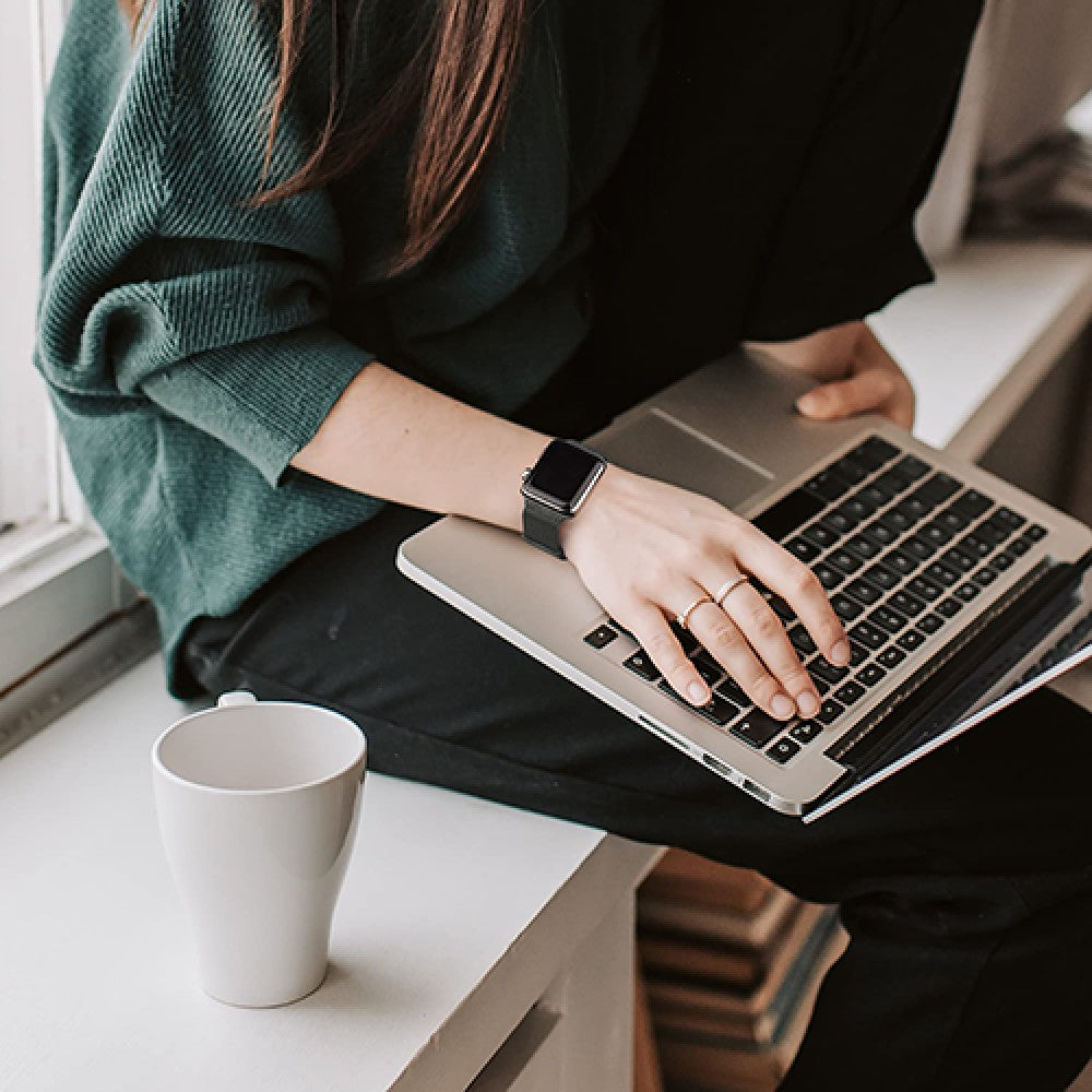 Curea Milanese Duo - Apple Watch 1/2/3/4/5/6/7/8/9/10/11/SE/SE2/SE3/Ultra 1/Ultra 2/Ultra 3 - 42/44/45/46/49 MM - Dark Gray