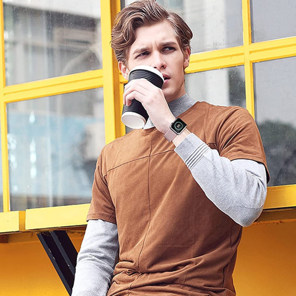 Curea Nylon Sport - Apple Watch 1/2/3/4/5/6/7/8/9/10/11/SE/SE2/SE3 - 38/40/41/42 MM - Light Pink