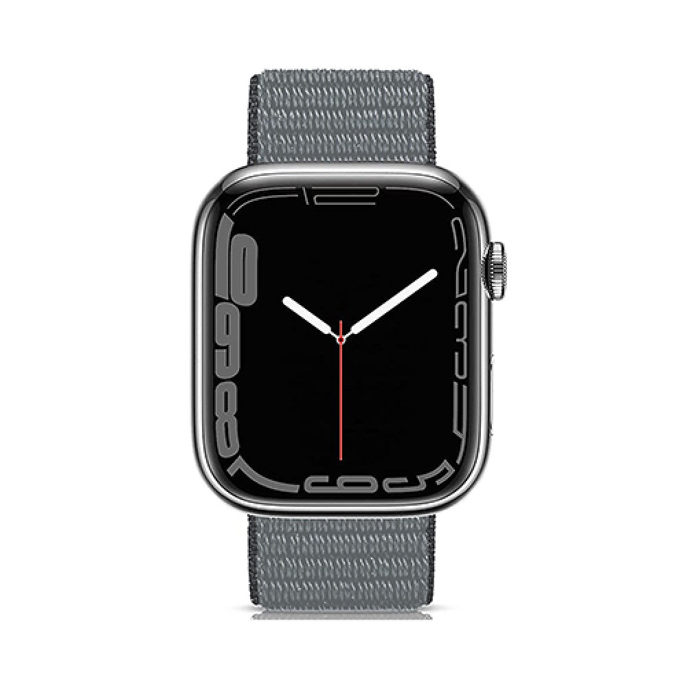 Curea Nylon Sport - Apple Watch 1/2/3/4/5/6/7/8/9/10/11/SE/SE2/SE3/Ultra 1/Ultra 2/Ultra 3 - 42/44/45/46/49 MM - Ash Gray