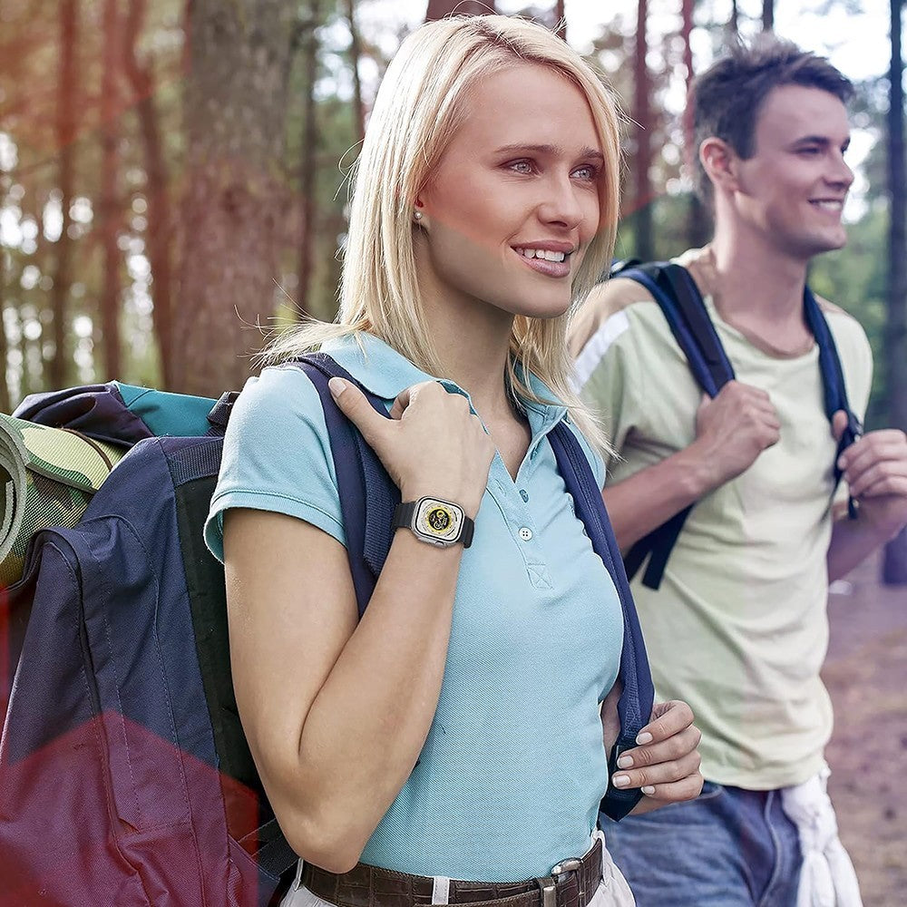 Curea Ocean Explorer - Apple Watch 1/2/3/4/5/6/7/8/9/10/11/SE/SE2/SE3 - 38/40/41/42 MM - Albastru Inchis