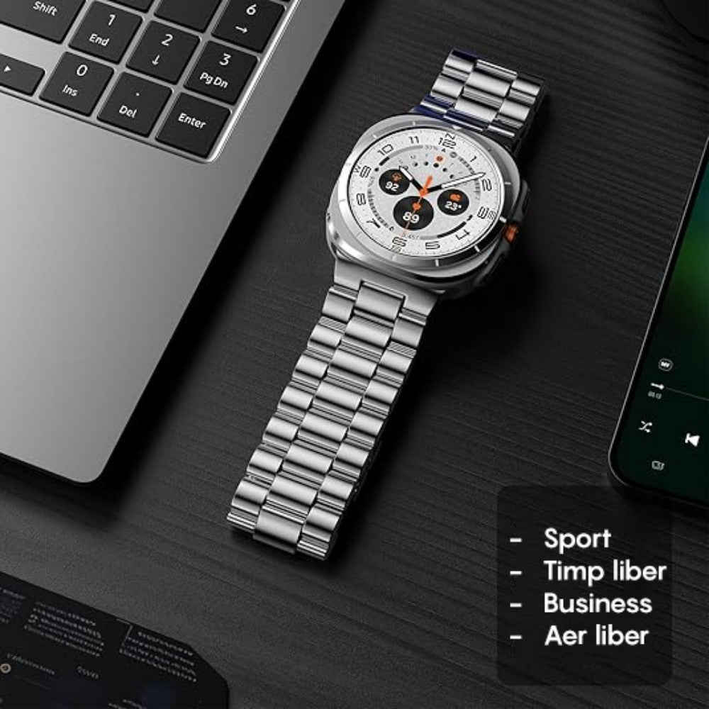 Curea Metallic Link - Samsung Galaxy Watch Ultra - Silver
