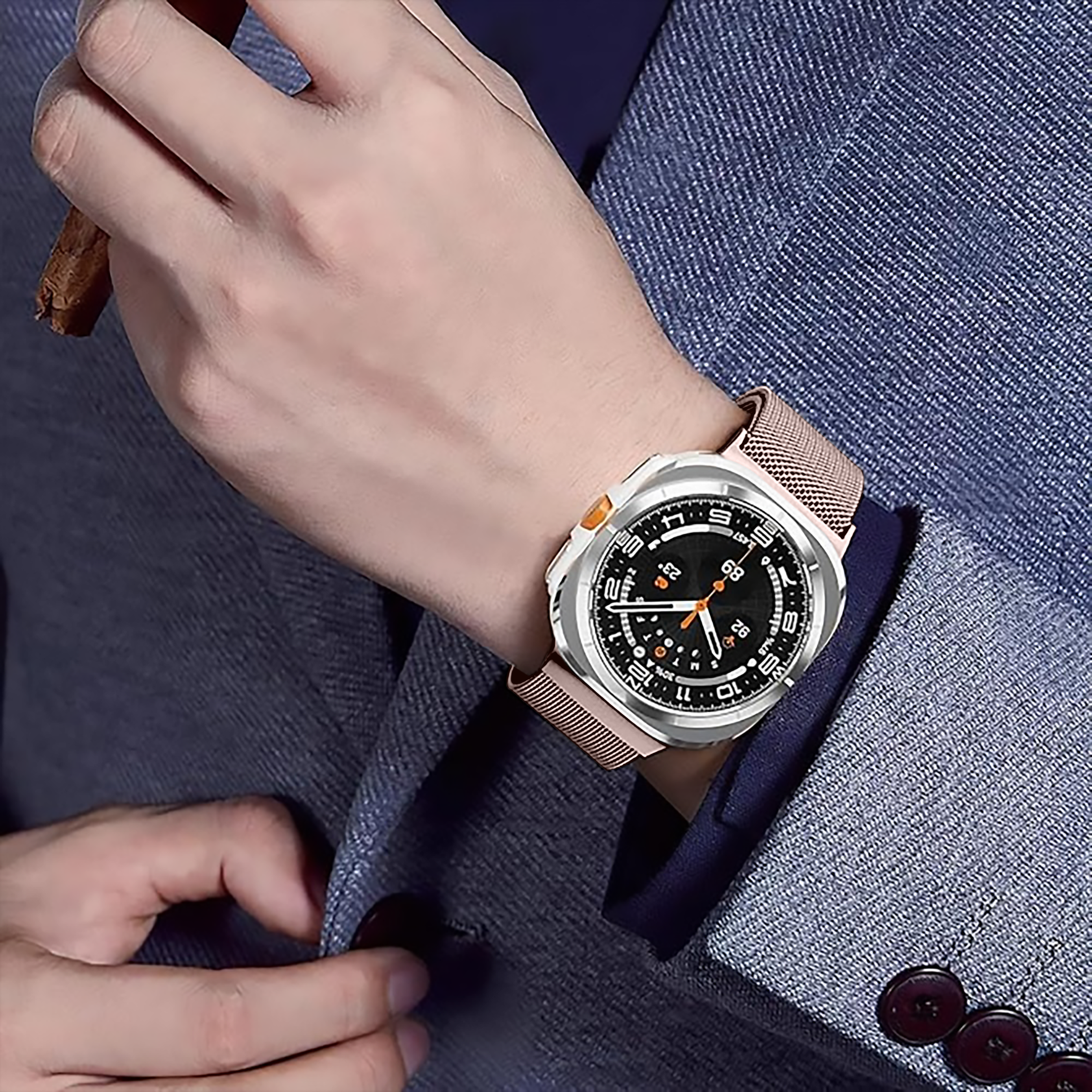 Curea Milanese Essential - Samsung Galaxy Watch Ultra - Pink Sand