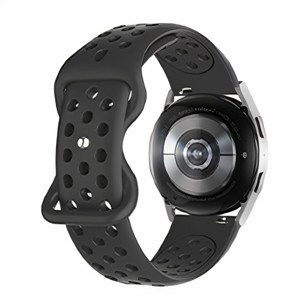 Curea Silicone Flex Loop - Samsung Galaxy Watch 7/6/6 Classic/5 Pro/5/4/4 Classic/3 41mm/42 mm/Active 2/Active/FE - 20mm - Negru
