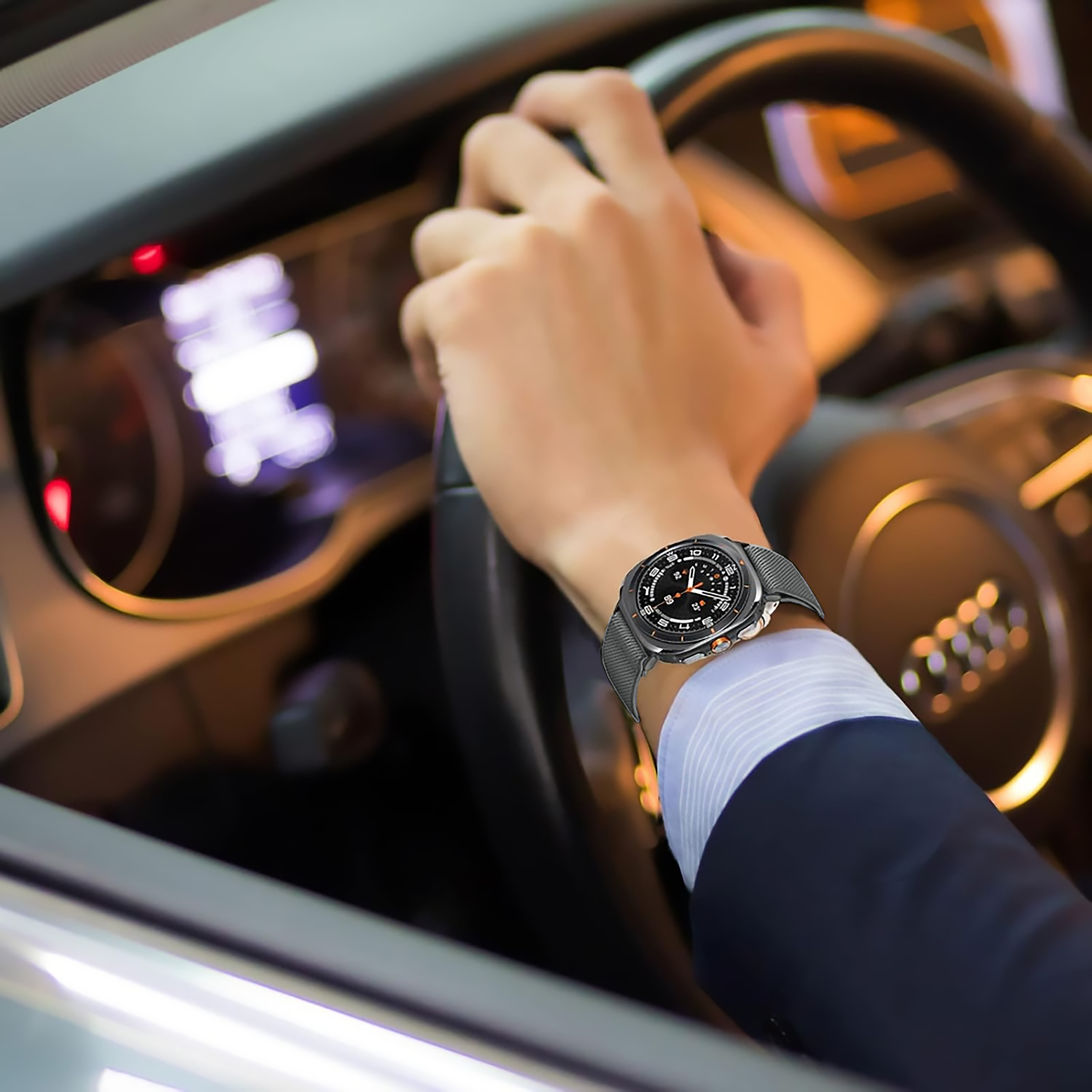 Curea Braided Classic - Samsung Galaxy Watch Ultra - Gri