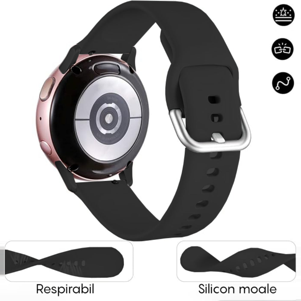 Curea Silicone Classic - Samsung Galaxy Watch Ultra - Negru