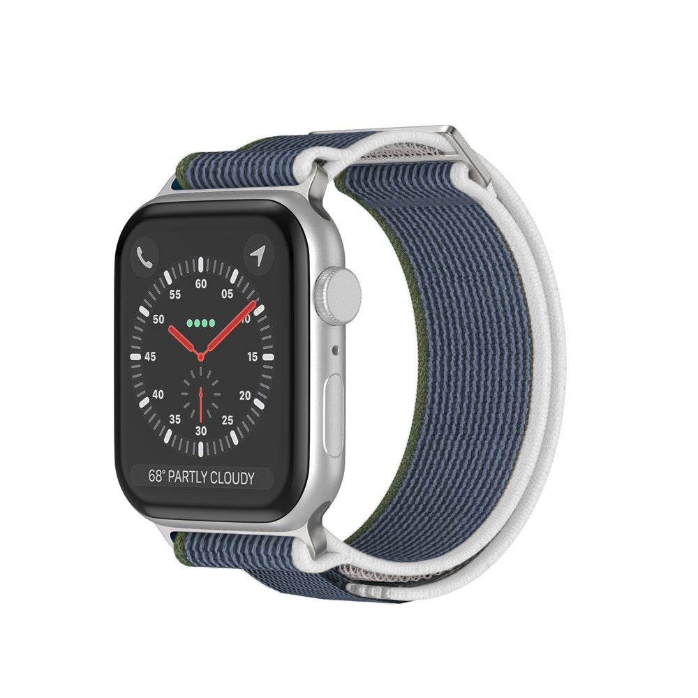 Curea Trail Scout - Apple Watch 1/2/3/4/5/6/7/8/9/10/11/SE/SE2/SE3 - 38/40/41/42 MM - Verde Alb