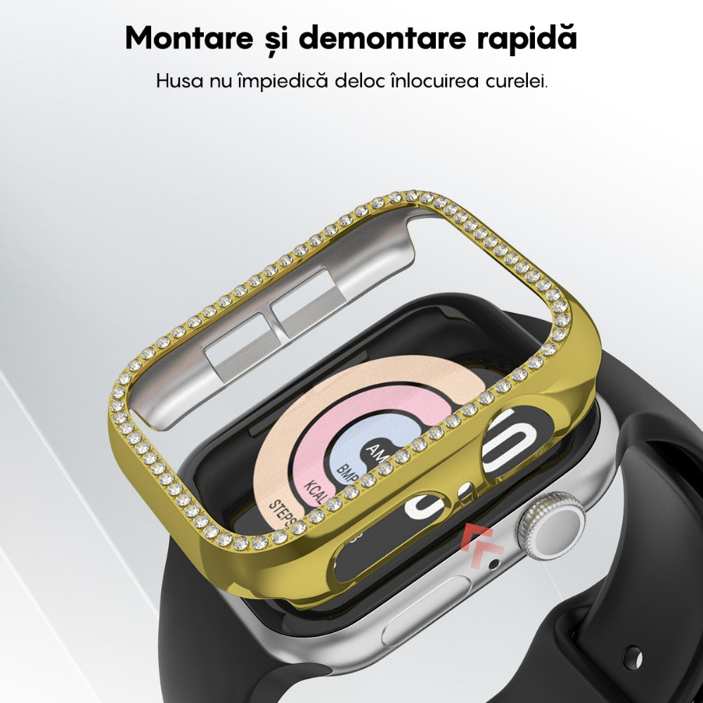 Carcasa Diamond - Apple Watch 1/2/3 - 38MM - Gold