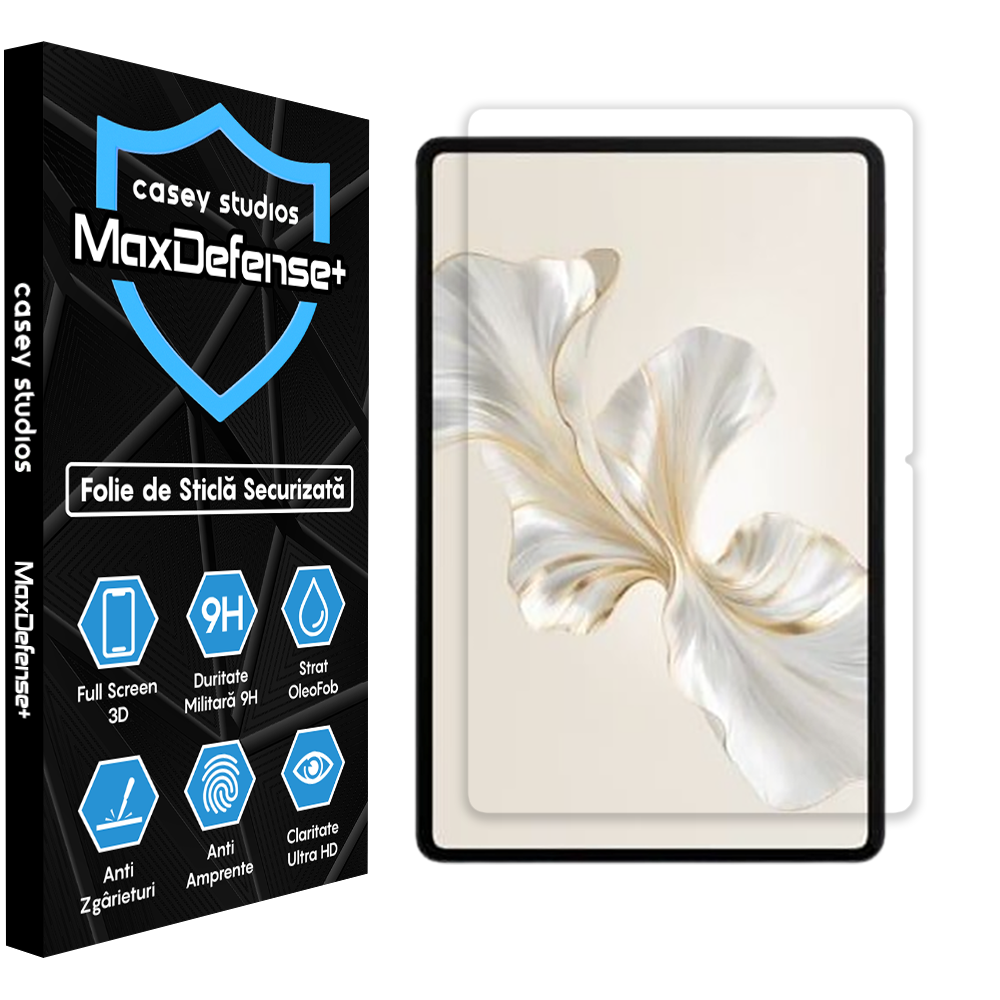 Folie Sticla MaxDefense+ - Honor Pad 9 Pro - Clear