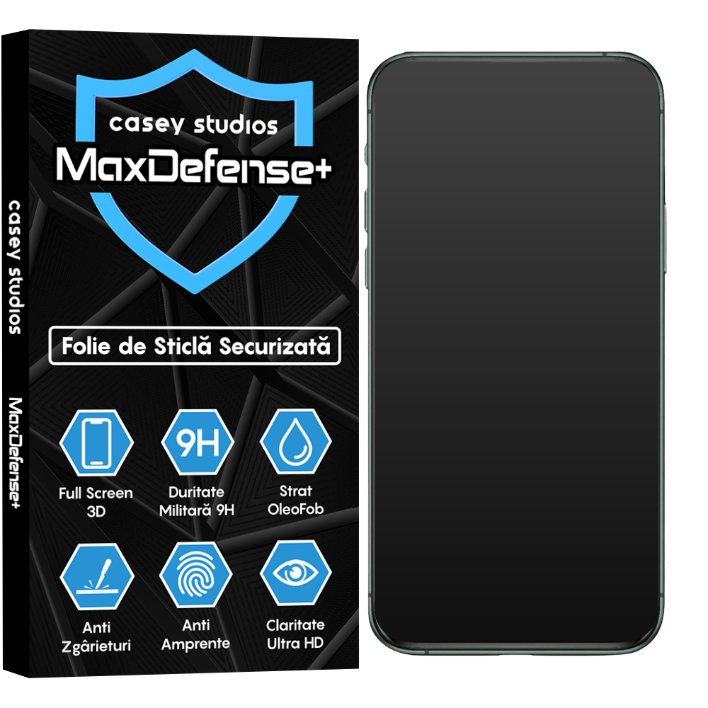 Folie Sticla MaxDefense+ - iPhone 11 Pro Max - Matte