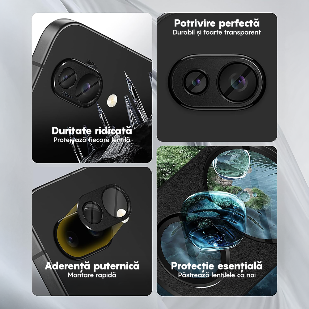 Set 2x Folie Camera MaxDefense+ - Google Pixel 9A - Clear